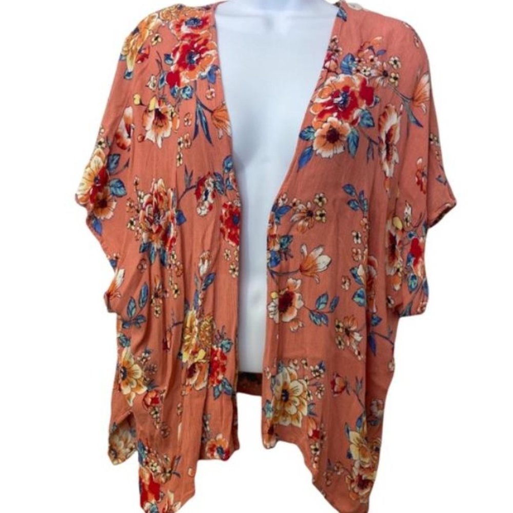 Love Tree Short Sleeve Cover up Size S
